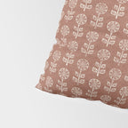 block print floral - clay Pillow Sham Gallery Image 4