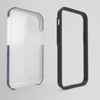 Leopard Parade - Dark Navy on Denim Blue iPhone Case Gallery Image 2