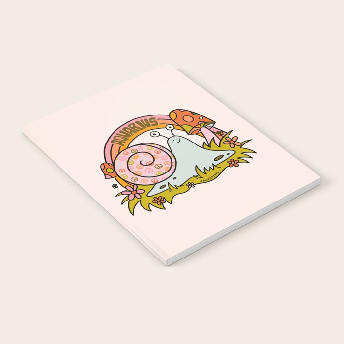 Aquarius Snail Notebook Gallery Image 2