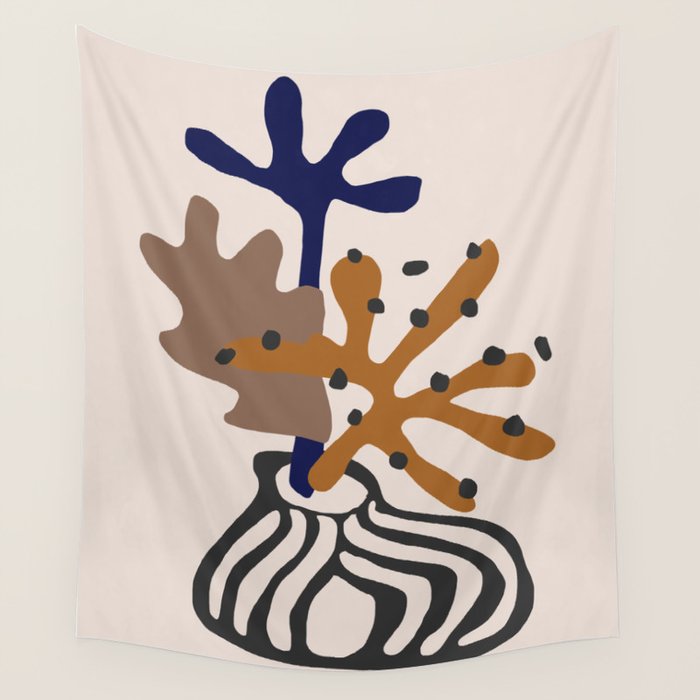 Plant Composition Wall Tapestry Gallery Image 4