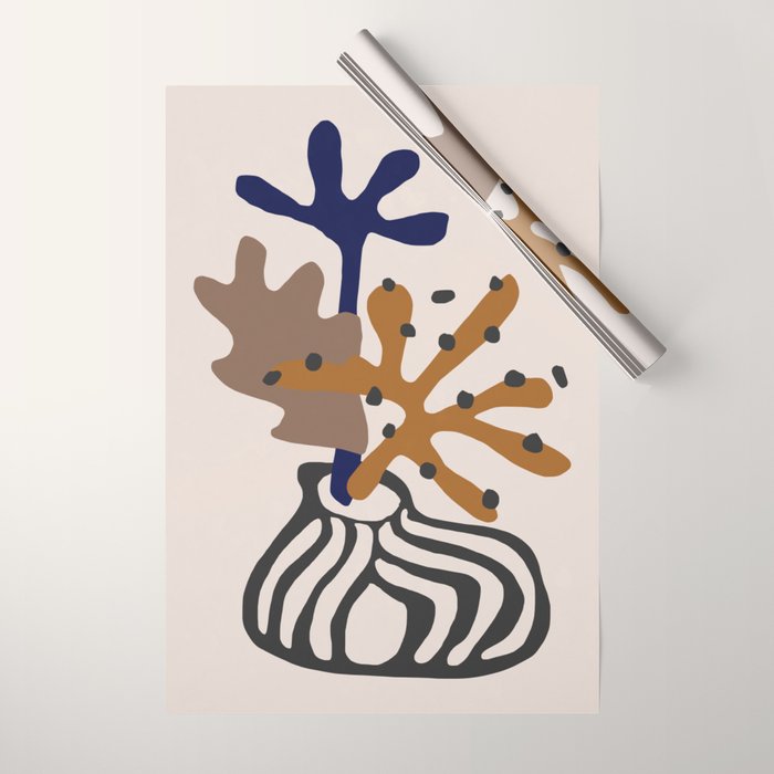 Plant Composition Wrapping Paper Gallery Image 1