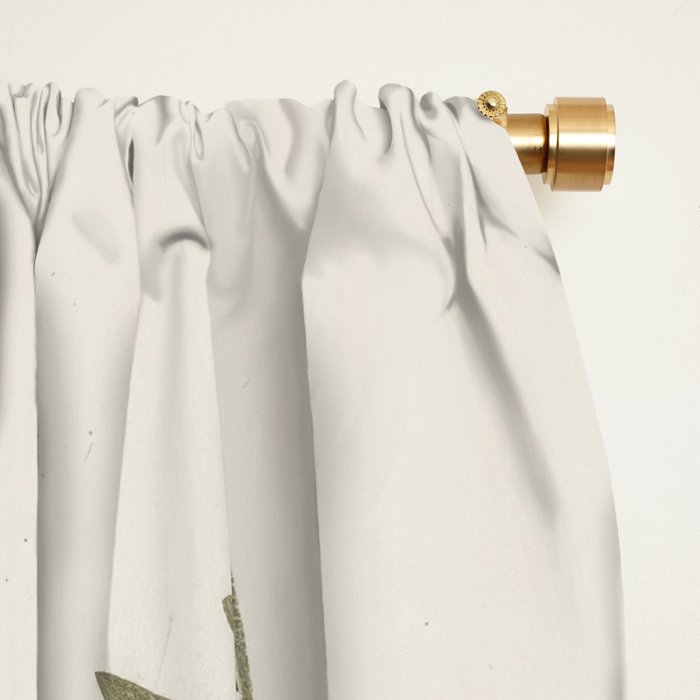 Still Life with Girl and Growing Plant Window Curtain Gallery Image 2