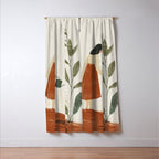 Still Life with Girl and Growing Plant Window Curtain Gallery Image 3