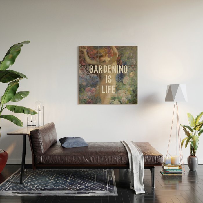 Gardening is Life Wood Wall Art Gallery Image 2