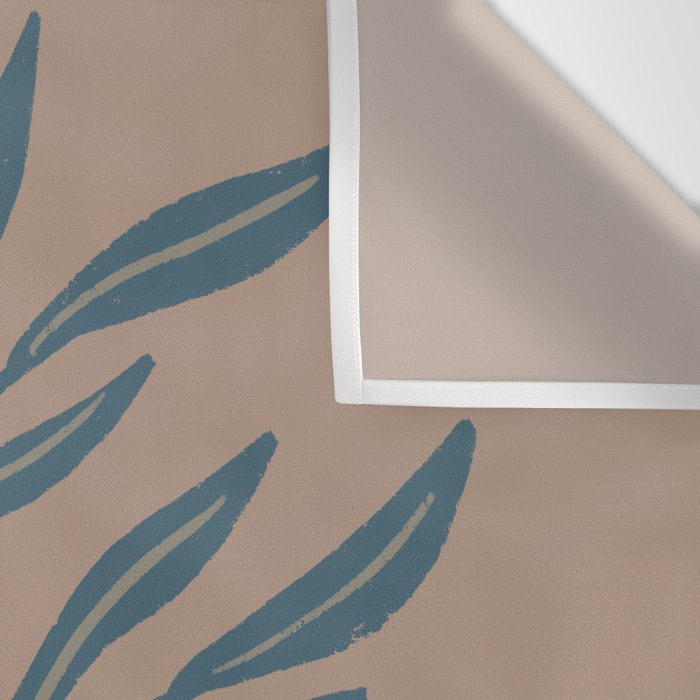 Modern Vase with Tropical Leaves Wall Tapestry Gallery Image 3