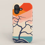 Colorful nature mountain tree landscape iPhone Case Gallery Image 1