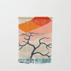 Colorful nature mountain tree landscape Wall Hanging Gallery Image 1