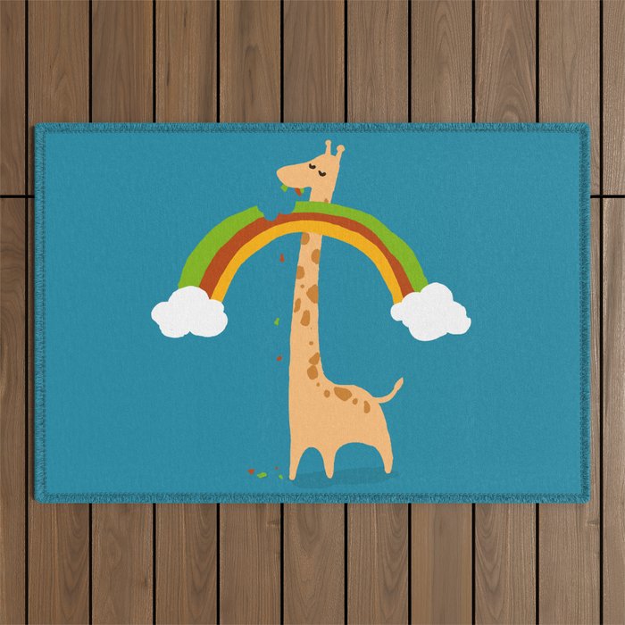 Taste of Happiness Rainbow Outdoor Rug Gallery Image 1