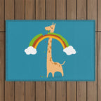 Taste of Happiness Rainbow Outdoor Rug Gallery Image 1