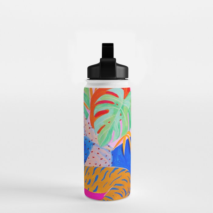 Relaxing with Cat Water Bottle Gallery Image 2