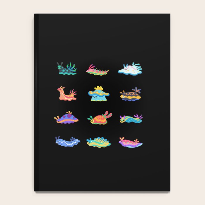 Sea slug - black Notebook Gallery Image 4