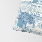Washington DC toile blue Pillow Sham Gallery Image 4