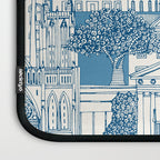 Washington DC toile blue Laptop Sleeve Gallery Image 3