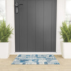 Washington DC toile blue Welcome Mat Gallery Image 3