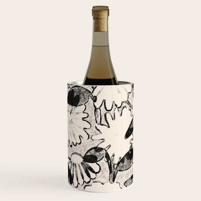 black and white garden Wine Chiller Gallery Image 2