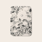 black and white garden Bath Mat Gallery Image 1
