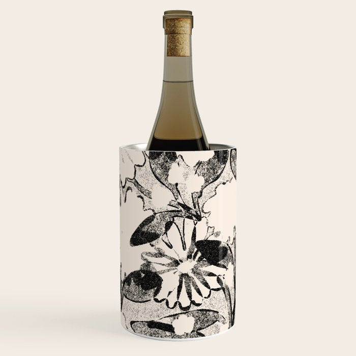 black and white garden Wine Chiller Gallery Image 1