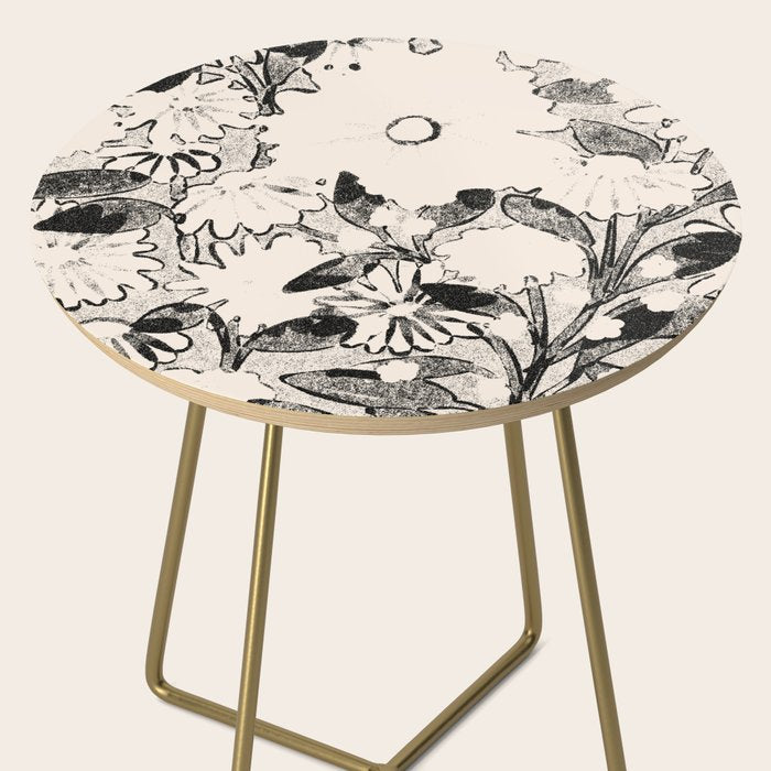 black and white garden Side Table Gallery Image 2