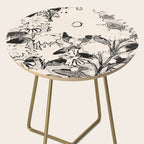 black and white garden Side Table Gallery Image 2