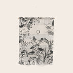 black and white garden Wall Hanging Gallery Image 1