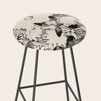 black and white garden Stool Gallery Image 2