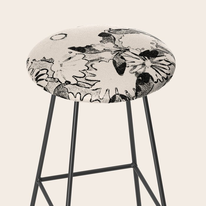black and white garden Stool Gallery Image 2