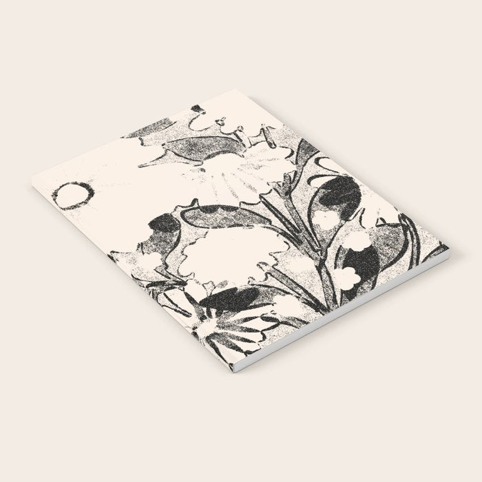 black and white garden Notebook Gallery Image 2