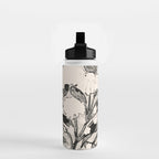 black and white garden Water Bottle Gallery Image 2