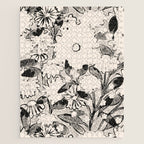 black and white garden Jigsaw Puzzle Gallery Image 1