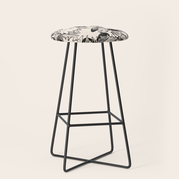 black and white garden Stool Gallery Image 1