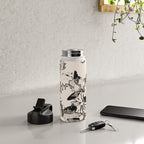 black and white garden Water Bottle Gallery Image 4