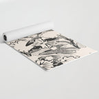 black and white garden Yoga Mat Gallery Image 2