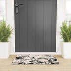 black and white garden Welcome Mat Gallery Image 3