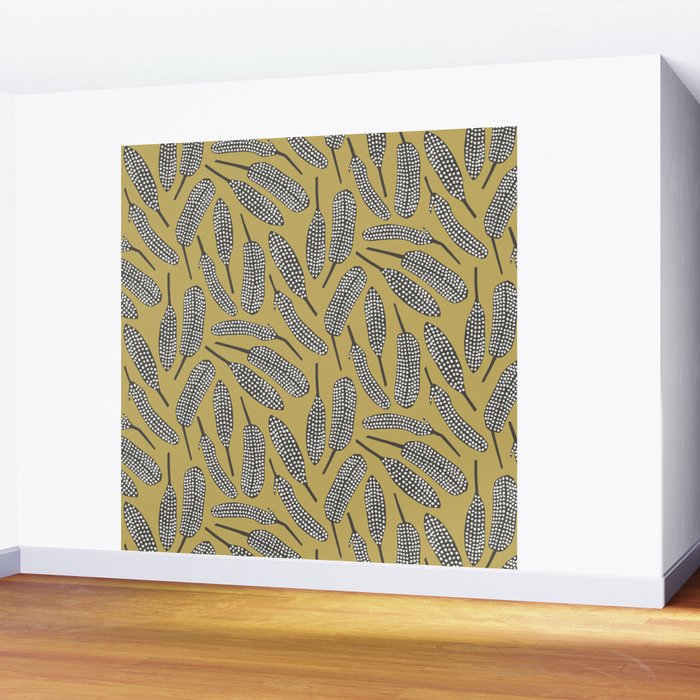 Guinea Fowl Feathers Wall Mural Gallery Image 2