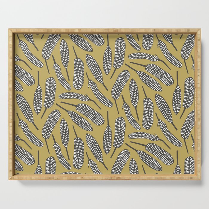 Guinea Fowl Feathers Serving Tray Gallery Image 1