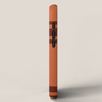 Palm Springs Mid Century Modern Abstract Pattern in Mid Mod Dark Orange Tones iPhone Case Gallery Image 2