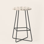 Summer palm tree doodle art pattern Stool Gallery Image 1