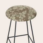 Hibiscus Pareau Hawaiian Floral Aloha Shirt Print Stool Gallery Image 2