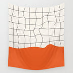 Flamingo Drip | Warp Grid: Off-White Day Edition Wall Tapestry Gallery Image 4