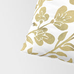 Cherry Blossoms - Gold Palette Pillow Sham Gallery Image 4