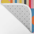 GEOMETRIC CITYSCAPE Bath Mat Gallery Image 2