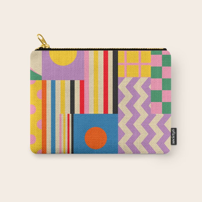 GEOMETRIC CITYSCAPE Carry All Pouch Gallery Image 1