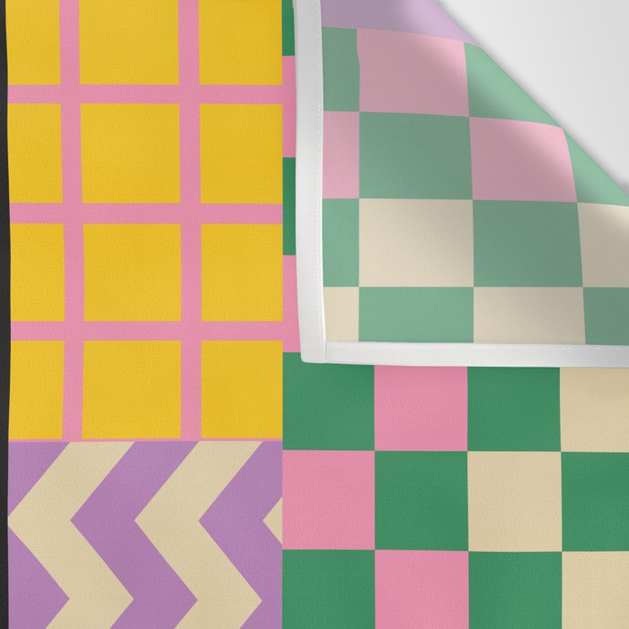 GEOMETRIC CITYSCAPE Wall Tapestry Gallery Image 3