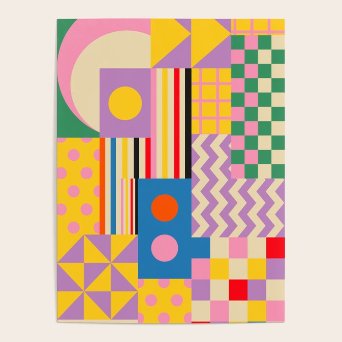 GEOMETRIC CITYSCAPE Poster Gallery Image 1