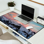 Mount Baker Mountain Adventure Sunset - Nature Photography Desk Mat Gallery Image 2