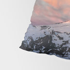 Mount Baker Mountain Adventure Sunset - Nature Photography Pillow Sham Gallery Image 4