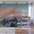 Mount Baker Mountain Adventure Sunset - Nature Photography Wall Mural Gallery Image 1