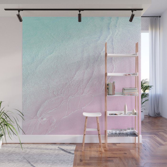 Seashore  - violet mist Wall Mural Gallery Image 1