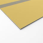 Geometric Abstraction 3 in Mustard, Navy, Gray, and White Welcome Mat Gallery Image 2
