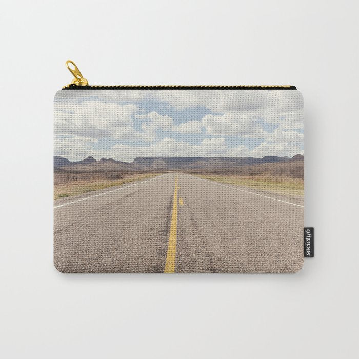 Texas Highways x West Texas Davis Mountains Photography Carry All Pouch Gallery Image 1